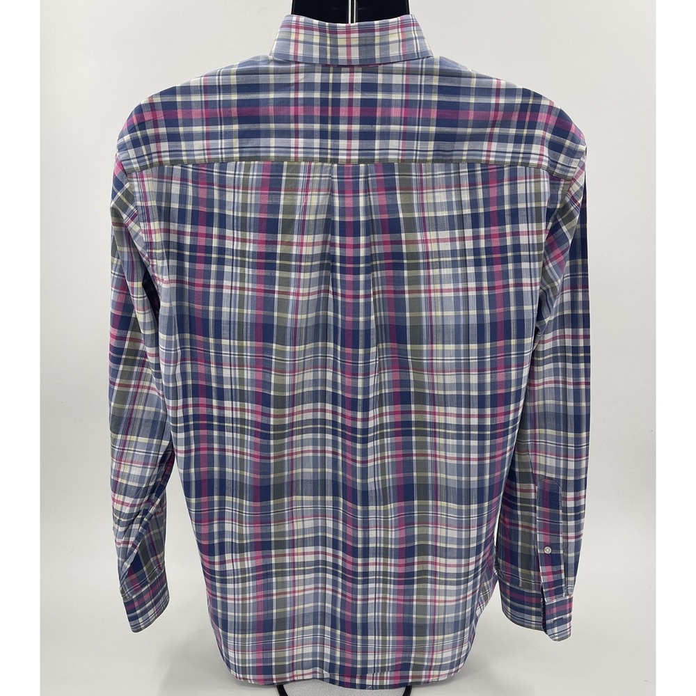 Vineyard Vines Classic Fit Tucker Shirt Men Size M Plaid Long Sleeve 100% Cotton - Picture 2 of 6